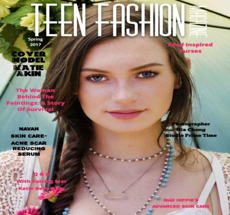 Barbizon Modeling Katie Books Cover Of Teen Fashion Magazine